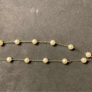14k Gold Filled Pearl Necklace